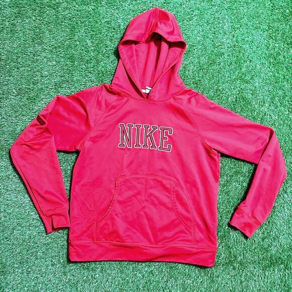 Nike Red Pullover Hoodie - Picture 1 of 4